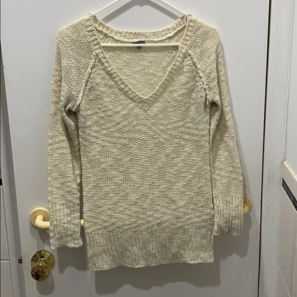 V-neck sweater